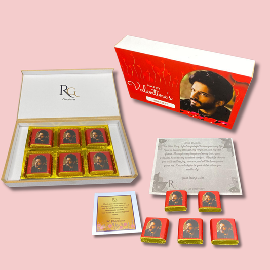 LRG#005 PERSONALIZED CHOCOLATES GIFT BOX ON VALENTINES DAY