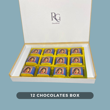 HBD#001 PERSONALIZED CHOCOLATES GIFT BOX ON BIRTHDAY