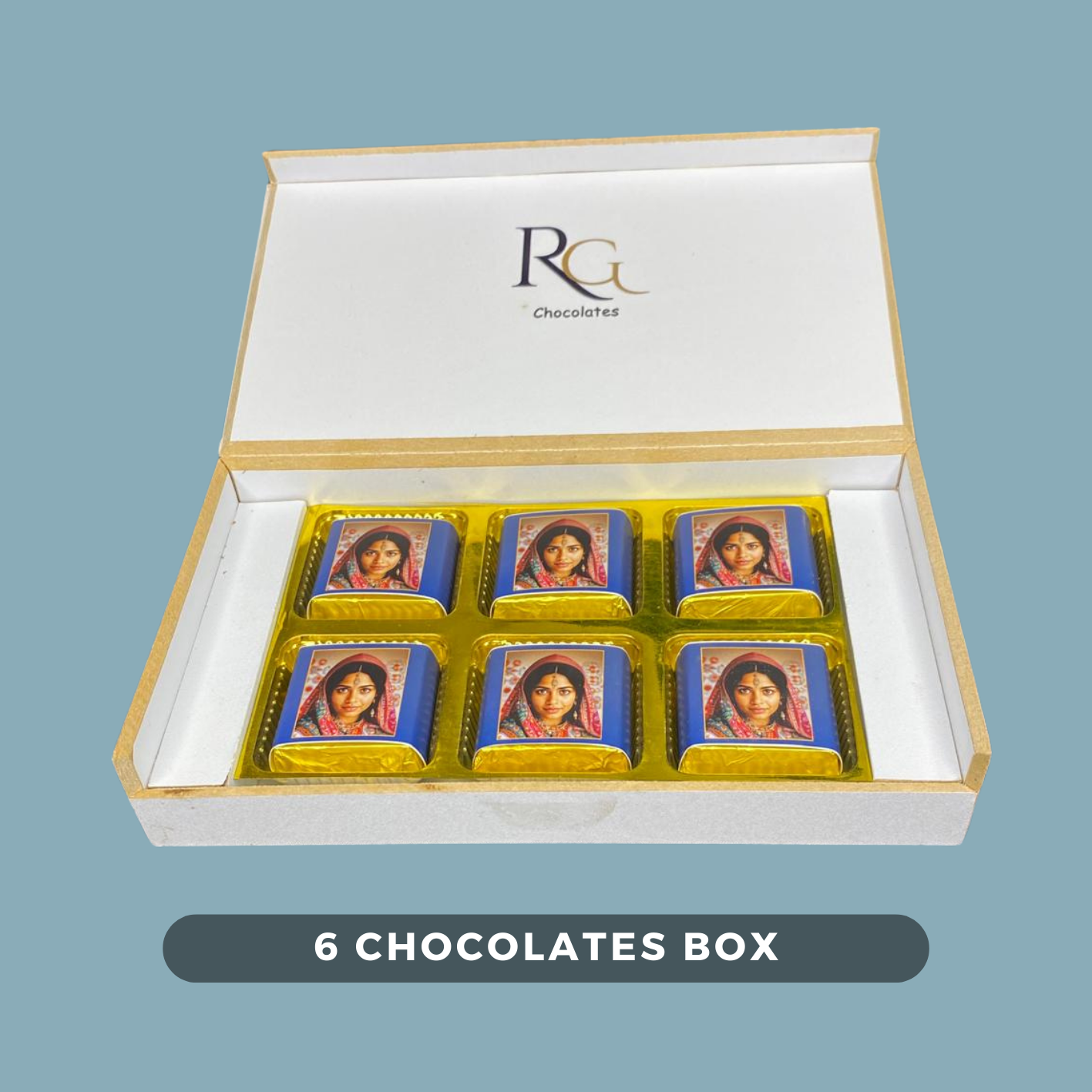 HBD#001 PERSONALIZED CHOCOLATES GIFT BOX ON BIRTHDAY