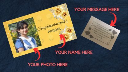 CRT#002 PERSONALIZED CHOCOLATES GIFT BOX FOR CONGRATULATIONS