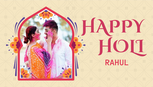 HOL#001 PERSONALIZED CHOCOLATES GIFT BOX ON HOLI