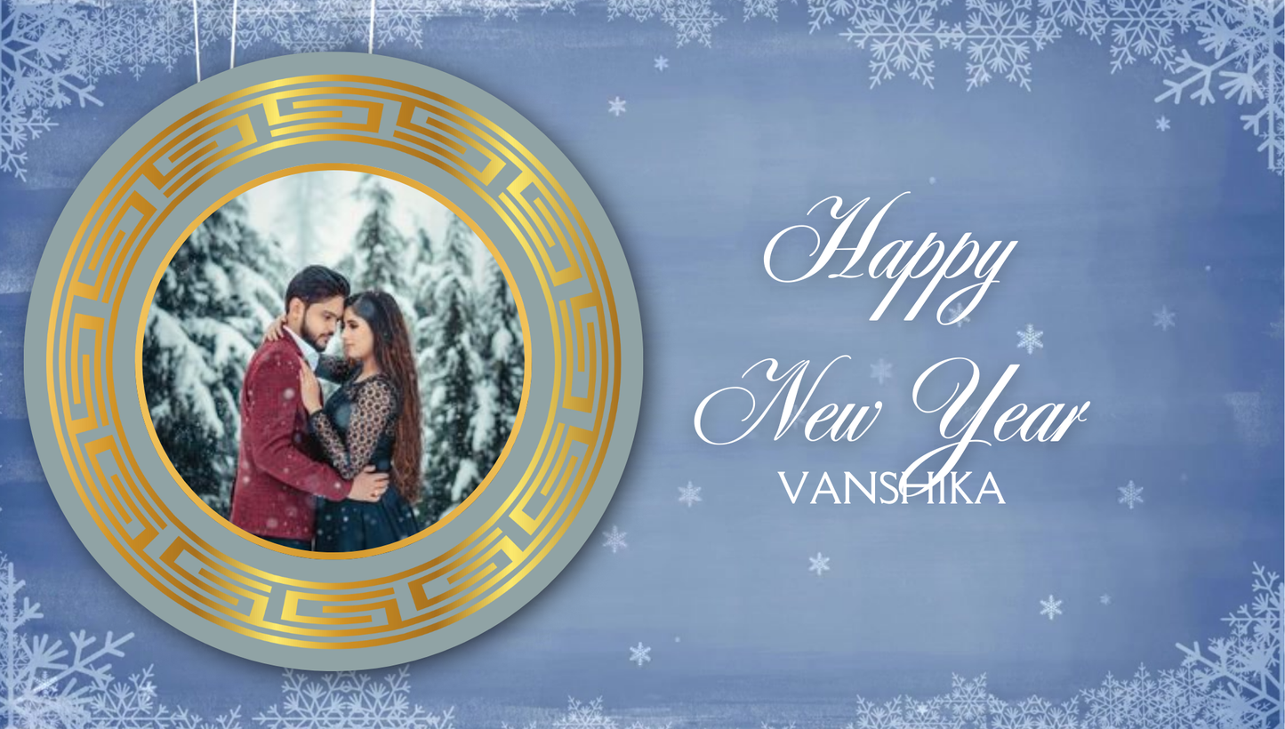HNY#001 PERSONALIZED CHOCOLATES GIFT BOX ON HAPPY NEW YEAR