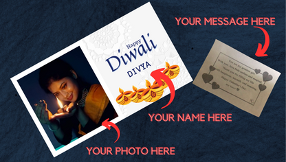 DIL#001 PERSONALIZED CHOCOLATES GIFT BOX ON DIWALI